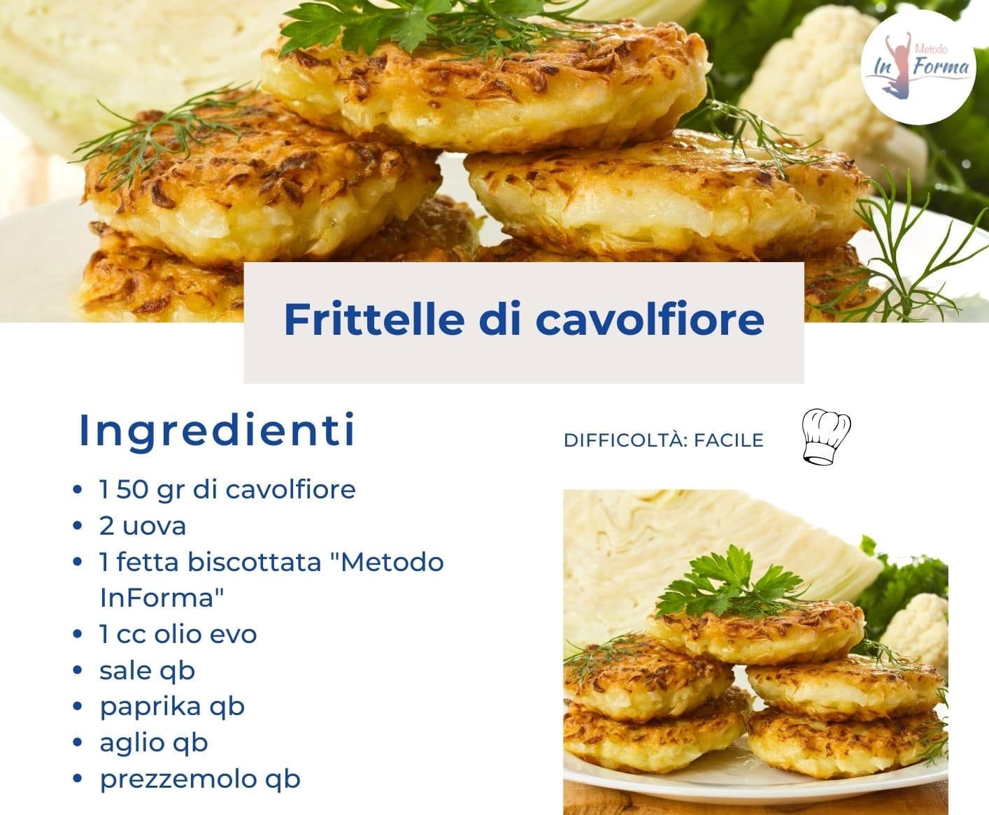 FRITTELLE DI CAVOLFIORE