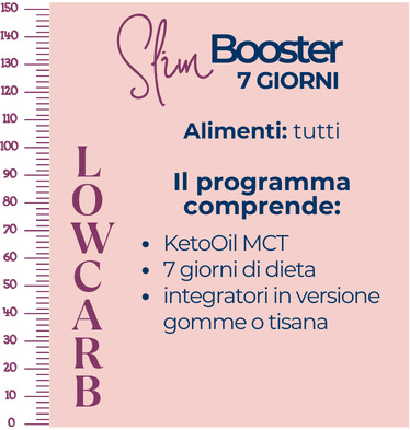 Programmi Dimagrimento - Scegli il tuo programma - LowCarb - SlimBooster | Metodo InForma